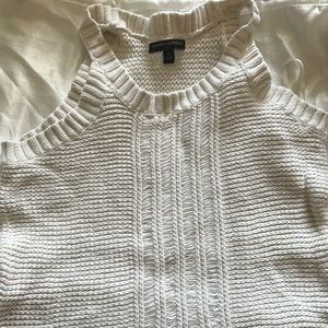EUC Banana Republic Sweater Halter top in ivory